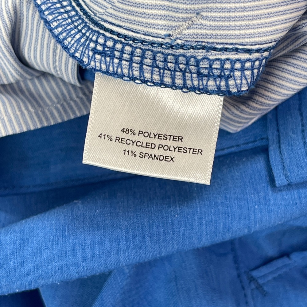 Peter Millar Shackleford Shorts Mens 35 Blue Performance Classic Fit MF24EP00 - Picture 6 of 14